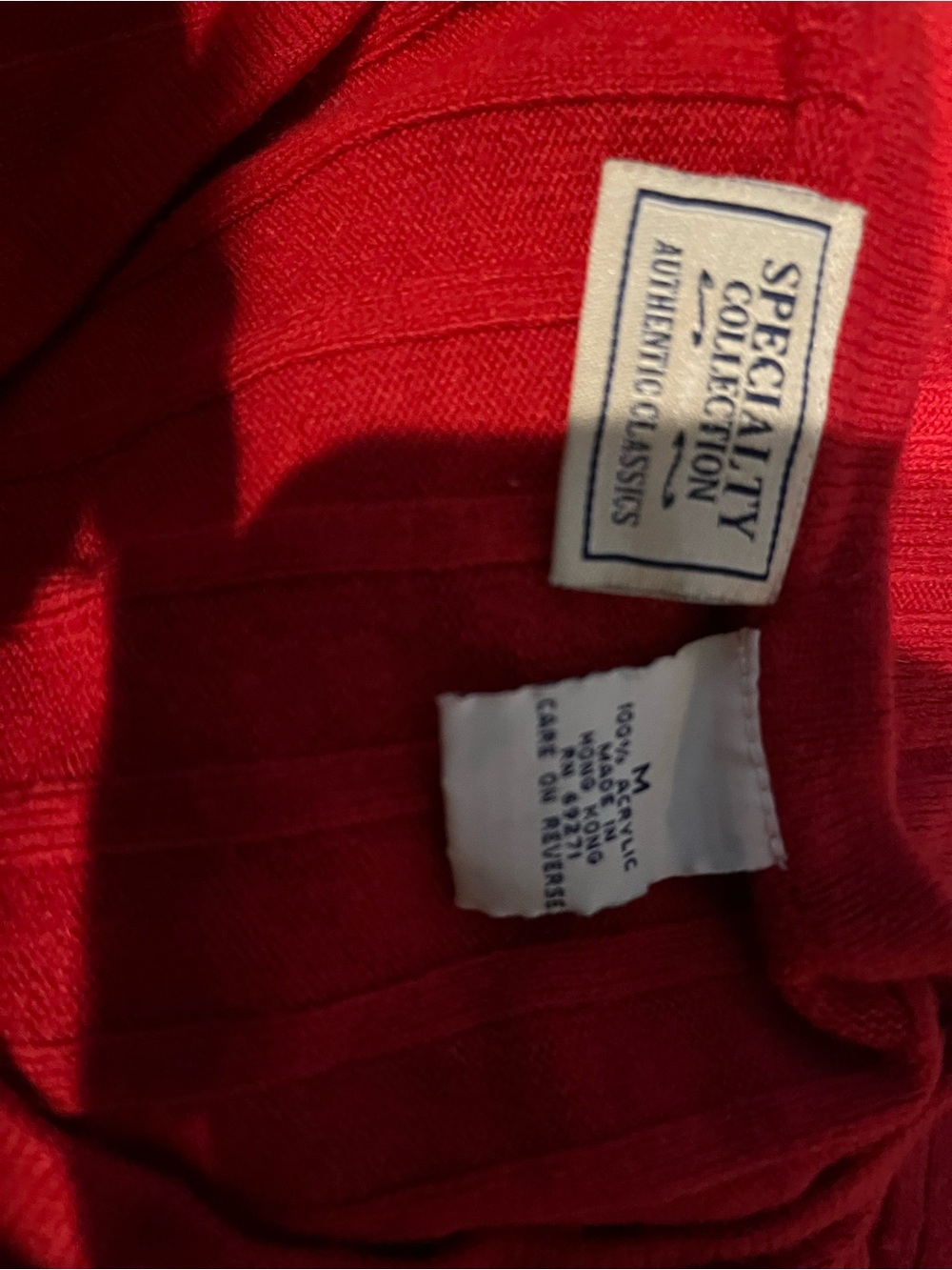 Othr Red Ribbed Long-Sleeve Sweater - Picture 4 of 4